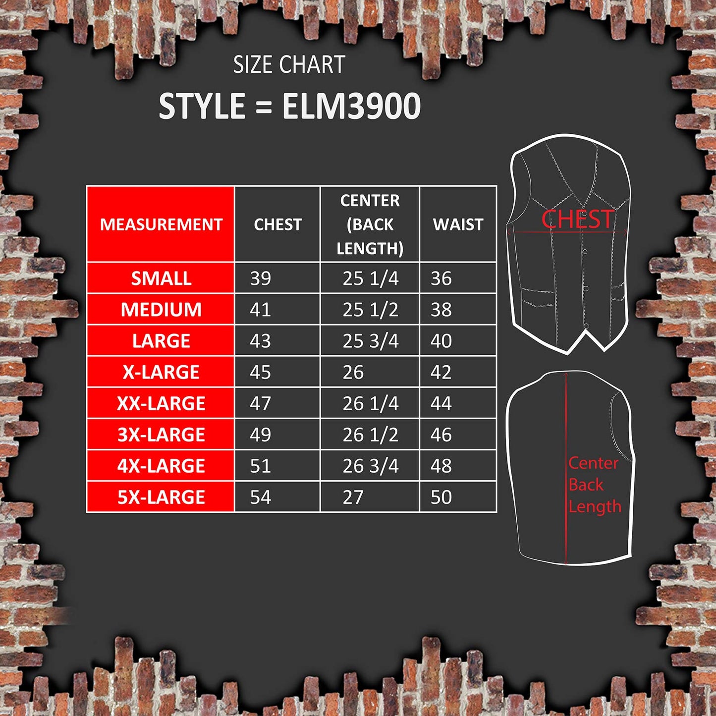 Event Leather's ELM3900 Men's 100% Genuine Motorcycle Leather Vest | Biker Vests with Embossed Eagle | Live To Ride