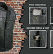 Event Leather ELM3910 Men's Black Motorcycle Leather Riders Club Style Vest w/ Dual Closure