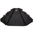 Event Leather ELM3920 Men's Black Leather Pre-Patched Bikers Vest w/ 6 Pockets - 23 Patches and Side Laces