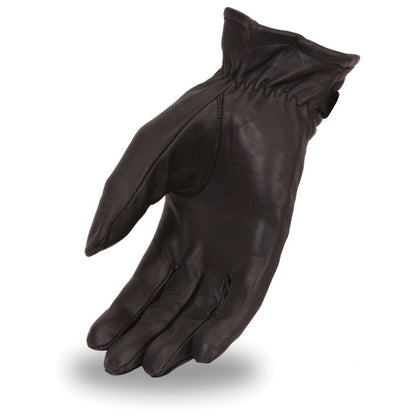 First Manufacturing FI128GL Men’s Motorcycle Leather Patrol Riding Gloves