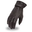 First Manufacturing FI128GL Men’s Motorcycle Leather Patrol Riding Gloves
