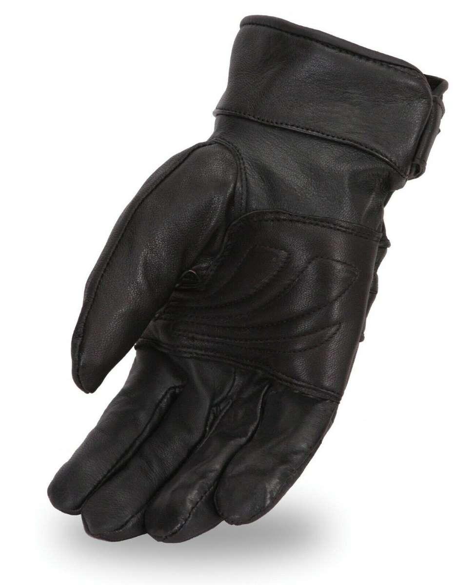 First Manufacturing FI147GEL Men's Black Winter Insulated Liner Driving Gloves