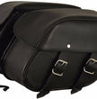 First Manufacturing FIBAG8009 Black Leather Mountable Motorcycle Saddlebags