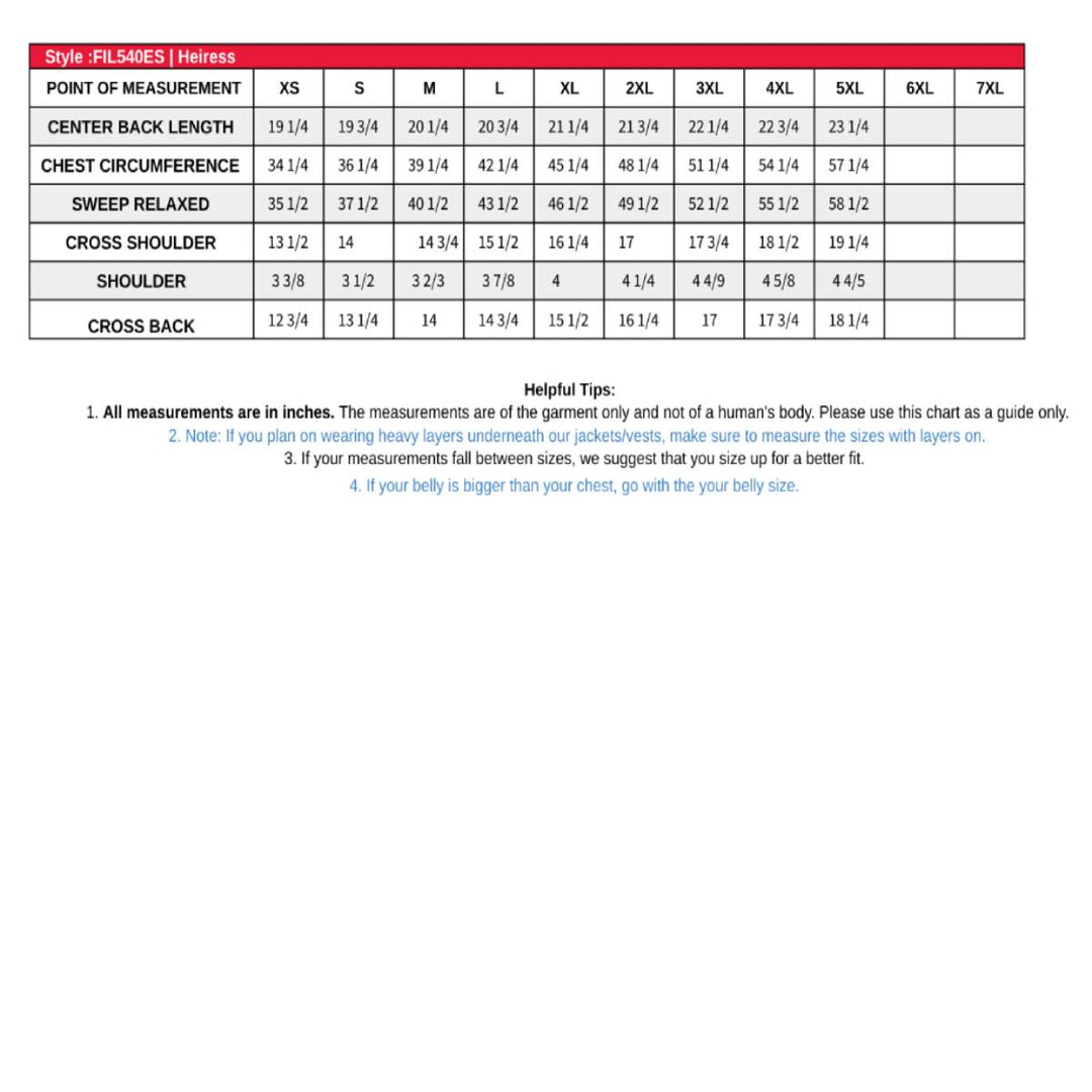 First Manufacturing FIL540ES Women&