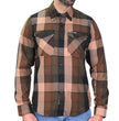 Hot Leathers FLM2013 Men's Sidewinder Flannel Long Sleeve Shirt
