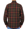 Hot Leathers FLM2040 Men's Green Orange and Brown Long Sleeve Flannel Shirt