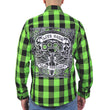 Hot Leathers FLM2106 Men's Brass Knuckles Flannel Long Sleeve Shirt