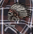Hot Leathers FLM2109 Men's Headdress Flannel Long Sleeve Shirt