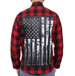 Hot Leathers FLM2110 Men's Bullets Flannel Long Sleeve Shirt