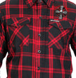 Hot Leathers FLM2112 Men's Celtic Cross Flannel Long Sleeve Shirt