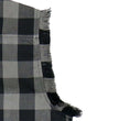 Hot Leathers FLM5203 Men's Sleeveless Fringe Grey and Black Flannel Shirt