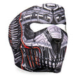 Hot Leathers FMA1022 Robo Skull Neoprene Face Mask