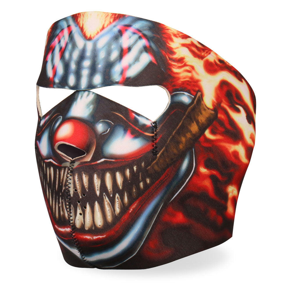 Hot Leathers FMA1023 Smoking Clown Neoprene Face Mask