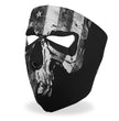 Hot Leathers FMA1034 Gray Skull Flag Face Mask