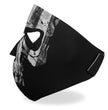 Hot Leathers FMA1034 Gray Skull Flag Face Mask