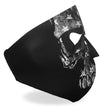Hot Leathers FMA1034 Gray Skull Flag Face Mask