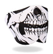 Hot Leathers FMB1002  Neoprene Skull 1/2 Face Mask