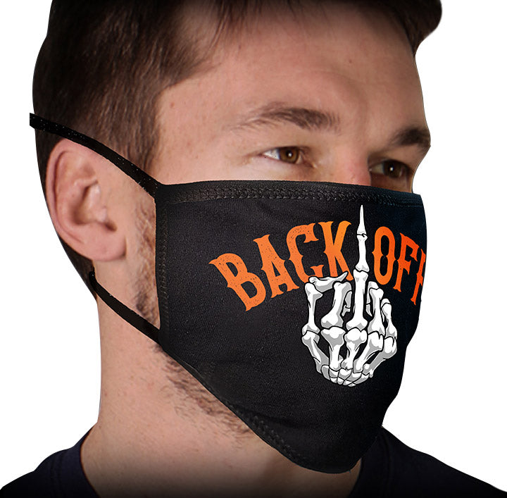 Milwaukee Leather FMD1015 Men's 'The Flip' 100 % Cotton Protective Face Mask with Optional Filter Pocket