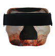 Hot Leathers FMP1002 'Flame Skull' Polypro Face Mask with Smoke Lenses