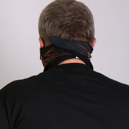 Hot Leathers FWC1003 Storm Cloud Eagle Face Wrap Neck Warmer