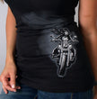 Hot Leathers GLD1053 'This Bitch Just Passed You' Black Ladies Tee