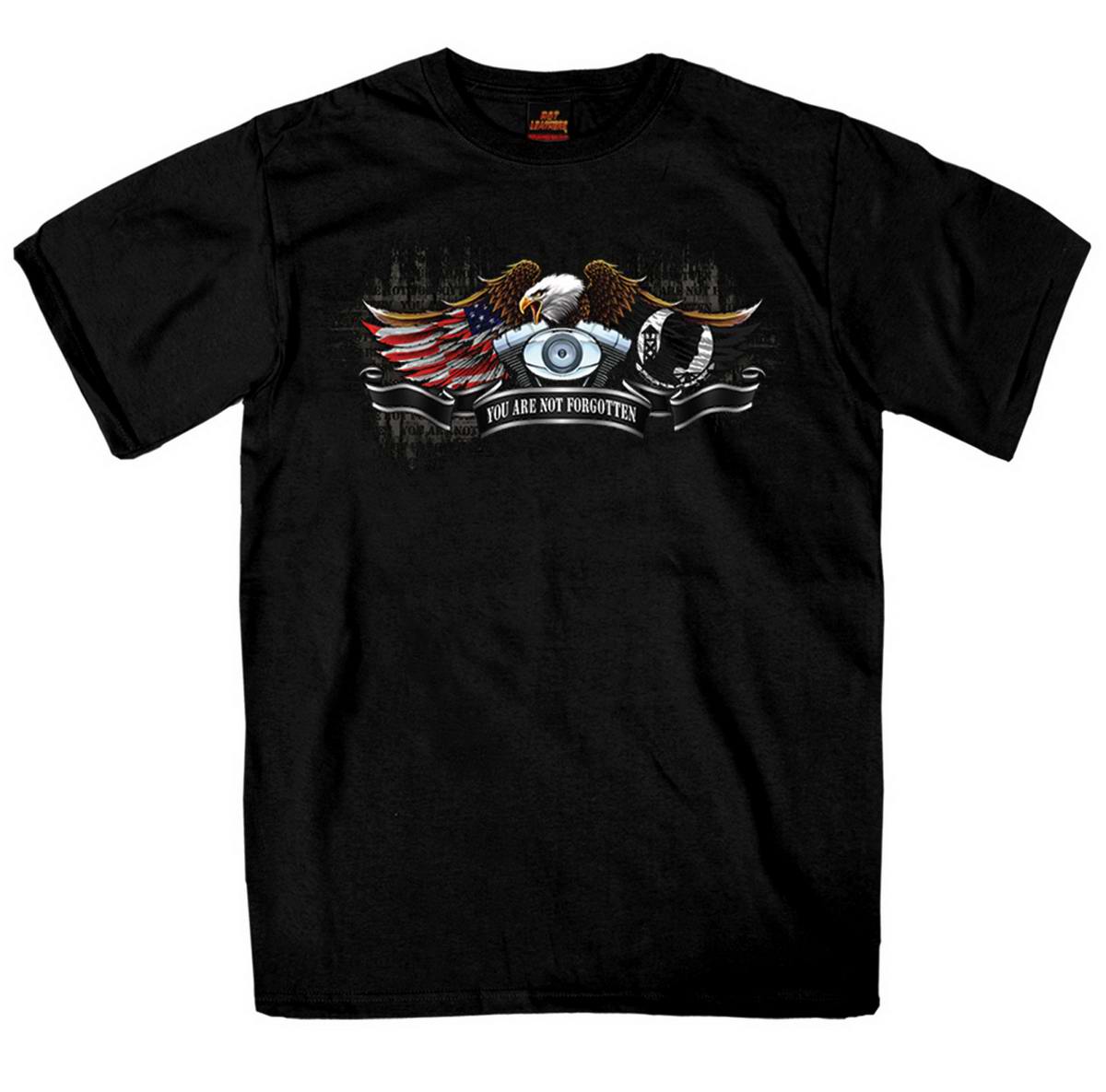 Hot Leathers GMD1031 Men's 'All Gave Some' POW Eagle T-Shirt