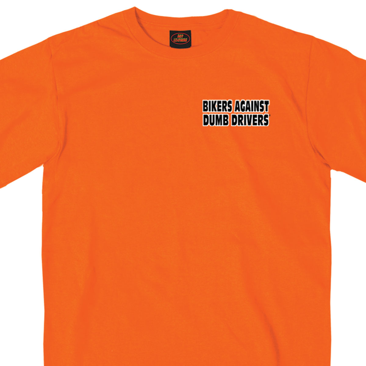 Hot Leathers GMD1091 Mens 'Can You See Me Now' Safety Orange T-Shirt