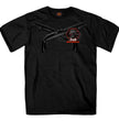 Hot Leathers GMD1520 Men's Black The Best Defense 2nd Amendment Short Sleeve T-Shirt