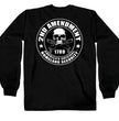 Hot Leathers GMD2158 Men's '2nd Amendment America's Original Homeland Security' Long Sleeve Black T-Shirt