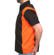 Hot Leathers GMM1003 Men's Mechanics 2-Tone Sides Button Up Heavy-Duty Work Shirt for | Classic Mechanic Work Shirt