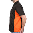 Hot Leathers GMM1008 Men's 2 Tone Lowsides Button Up Heavy-Duty Work Shirt for | Classic Mechanic Work Shirt
