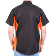 Hot Leathers GMM1008 Men's 2 Tone Lowsides Button Up Heavy-Duty Work Shirt for | Classic Mechanic Work Shirt