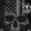 Hot Leathers GMP1388 Men’s ‘Patriotic Skull Pocket’ Black T-Shirt