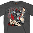 Hot Leathers GMS1294 Men’s Motor Pin Up Black Short Sleeve T-Shirt