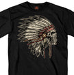 Hot Leathers GMS1341 Men’s ‘Earth Tones Headdress’ Black T-Shirt