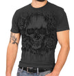 Hot Leathers GMS1478 Men's Heather Gray 'Grave Rub' T-Shirt