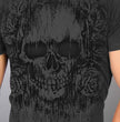 Hot Leathers GMS1478 Men's Heather Gray 'Grave Rub' T-Shirt