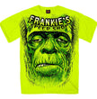 Hot Leathers GMS1509 Men's Safety Green Frankie's Speed Shop Jumbo Print T-Shirt
