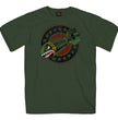 Hot Leathers GMS1512 Men's Military Green Short Sleeve Shark Bomb T-Shirt