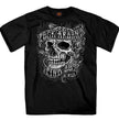 Hot Leathers GMS1546 Men's Black F*** Around Find Out Skull T-Shirt