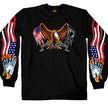 Hot Leathers GMS2024 Men’s ‘Some Gave All’ Long Sleeve Black Shirt