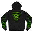 Hot Leathers GMS4023 Men’s Shredder Skull Black Hoodie Sweatshirt