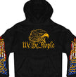 Hot Leathers GMS4485 Men’s Black ‘We the People’ Hoodie with Pocket