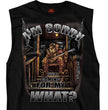 Hot Leathers GMT3337 Men’s Black 'Coming For My What' Sleeveless Tank Top Shirt