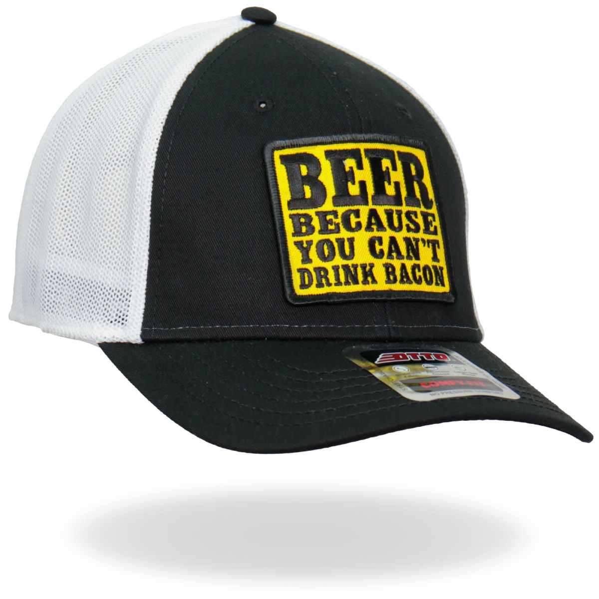 Hot Leathers GSH1024 Can't Drink Bacon Trucker Hat