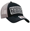 Hot Leathers Move A Body Black And Grey Trucker Hat  GHS1046