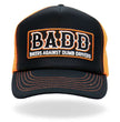 Hot Leathers Orange And Black B.A.D.D. Trucker Hat GSH1051
