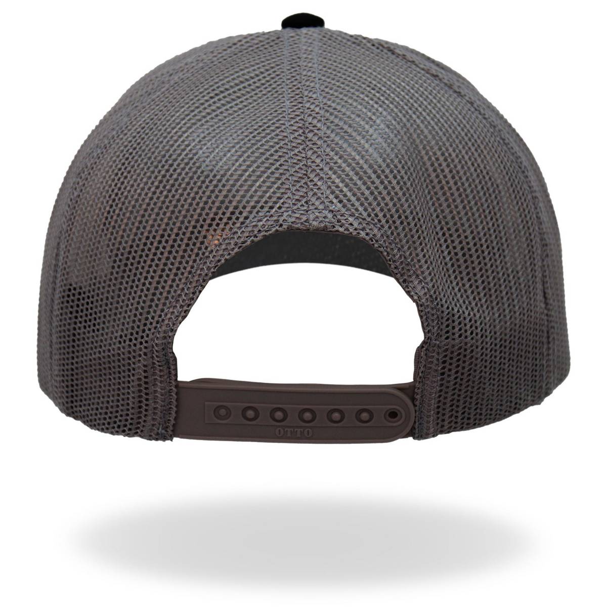 Hot Leathers We The People Black and Grey Trucker Hat GSH1056