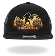 Hot Leathers Black Believe Bigfoot Snapback Hat GSH2029
