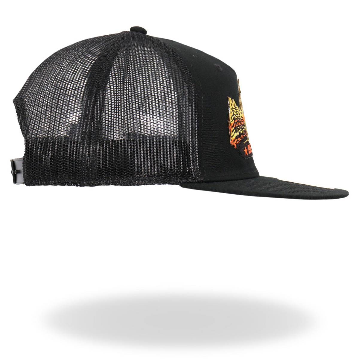 Hot Leathers Black Believe Bigfoot Snapback Hat GSH2029